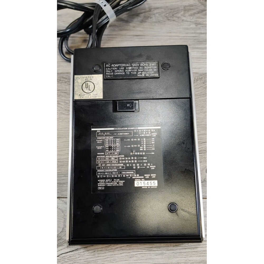Vintage Unisonic 767 Calculator  TESTED WORKIING-See Video - Picture 4 of 13